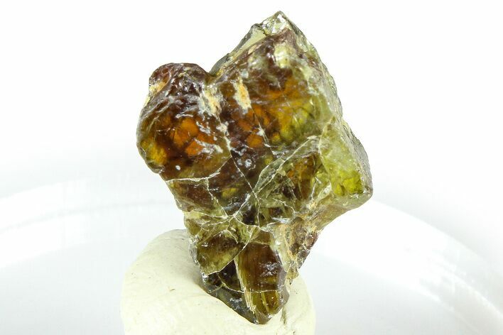 Green Titanite (Sphene) Crystal - Tanzania #379731